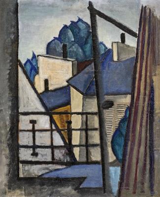 View of rooftops, Paris