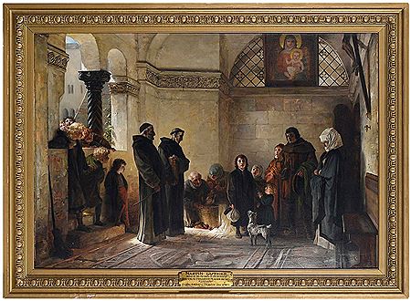 Martin Luther Taken by His Parents to the School of the Gray Friars in Magdeburg