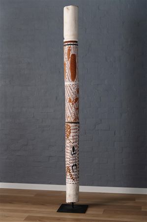 Lorrkon (Hollow Log), 2001 by Bob Burruwal - Auction record, sale price, and art valuation. Compare with similar artists and explore comparable artworks.