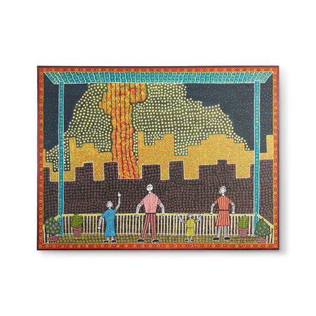 Sample artwork by Robert Campbell Jr (1944 - 1993), known for painting - View similar artists and auction records