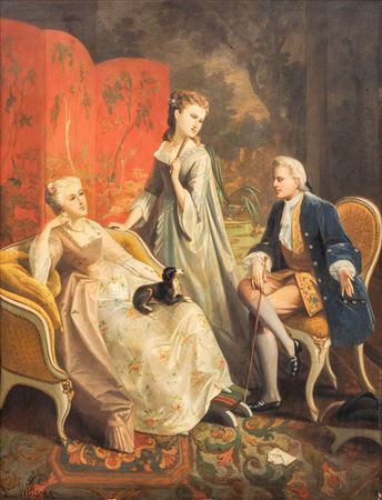 'Intérieur sous Louis XVI'