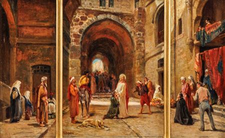 The Healing of the Paralytic - Triptych
