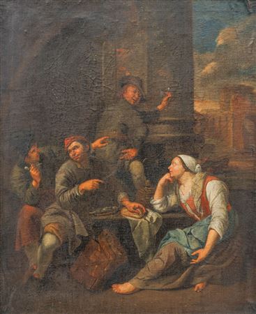 The Fish Meal. C. 1670-1680