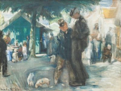 Market scene, 1930