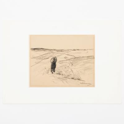 Study for woman in Dutch dunes