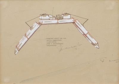 Complete model of a modern spaceship