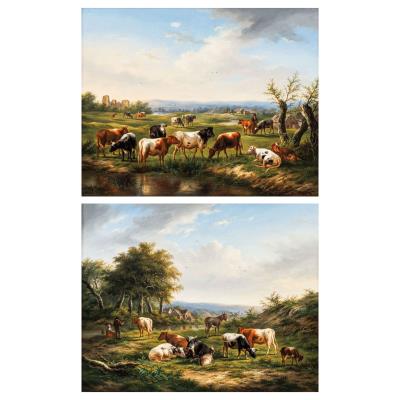Landscape with cows