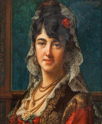 Portrait of a young lady