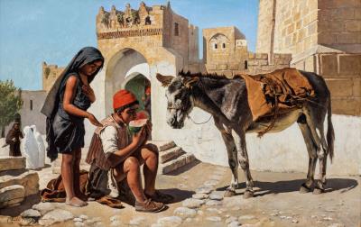 Jérusalem by Charles Michel Maria Verlat - Auction record, sale price, and art valuation. Compare with similar artists and explore comparable artworks.