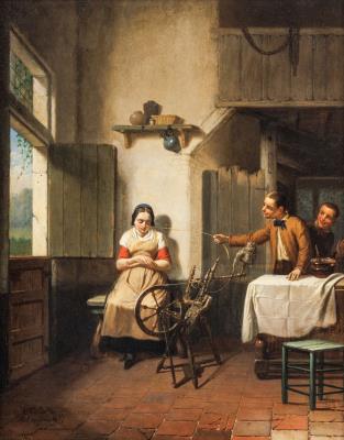 The playing birds