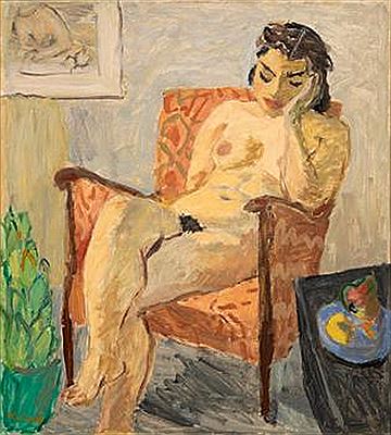 Nude Model by Gerhard Alex Karlmark - Auction record, sale price, and art valuation. Compare with similar artists and explore comparable artworks.