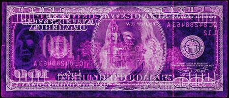 Negative Currency: Fifty Dollar Bill Used As Negative