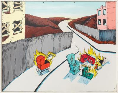 Sample artwork by Kristina A Elander (Born 1952), known for painting and sculpture - View similar artists and auction records