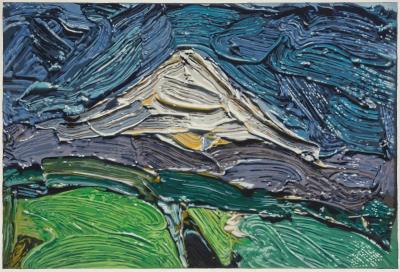 Abstract with subject 7 (Mt. Hood, Winter)