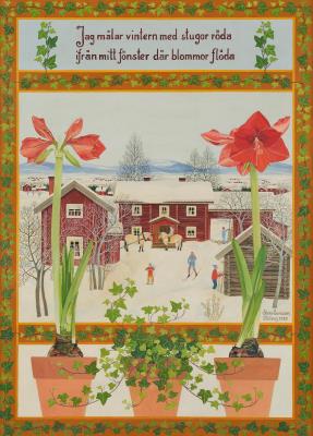 I Paint the Winter by Stina Sunesson - Auction record, sale price, and art valuation. Compare with similar artists and explore comparable artworks.