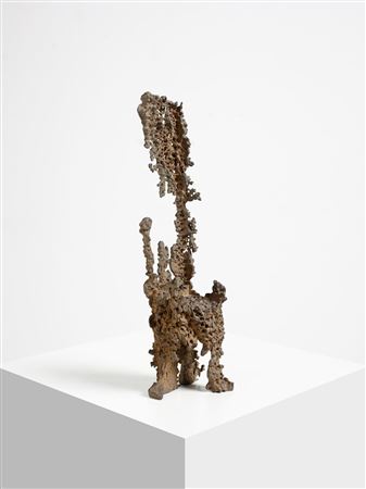 Small sculpture depicting a chair