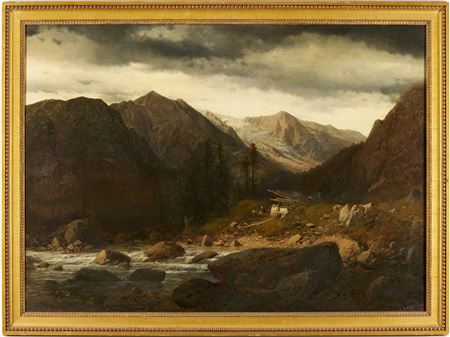 Alpine Landscape Painting