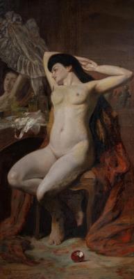 Female nude in front of a mirror by Medard Tytgat - Auction record, sale price, and art valuation. Compare with similar artists and explore comparable artworks.