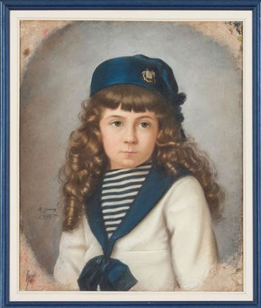 Portrait of a Child with a Cap