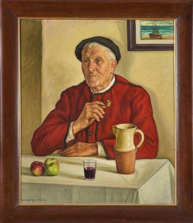 Sample artwork by Angel Cabanas-Oteiza (1875 - 1964), known for painting - View similar artists and auction records