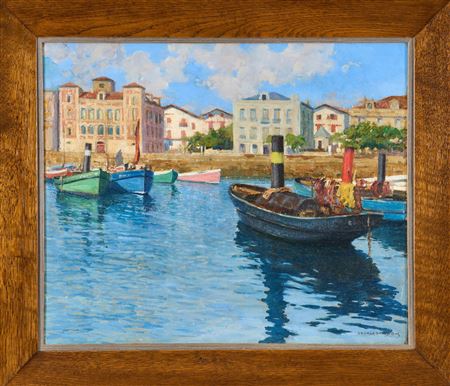 The Port of Saint-Jean-de-Luz with the Infante's House