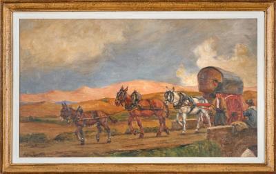 Carriage in Spain by Rene Choquet - Auction record, sale price, and art valuation. Compare with similar artists and explore comparable artworks.