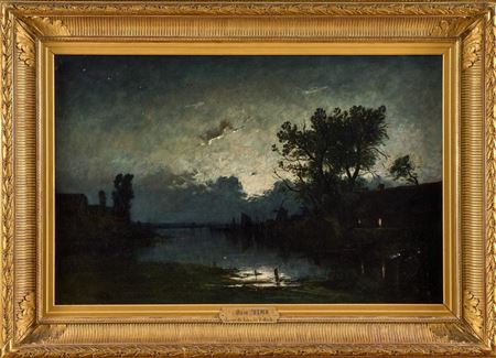 Moonrise in Holland