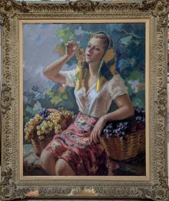 Young Woman at Harvest