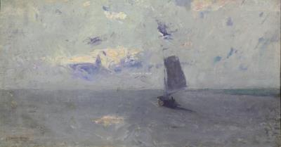 Sailing ship on the Westerschelde