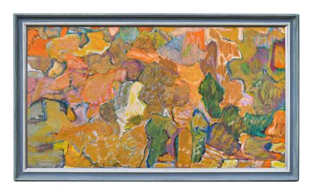 Cadmium yellow and Viridian; from the Roussilon series by Frank Beanland - Auction record, sale price, and art valuation. Compare with similar artists and explore comparable artworks.