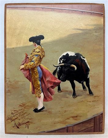 Torero by Manuel Osuna - Auction record, sale price, and art valuation. Compare with similar artists and explore comparable artworks.
