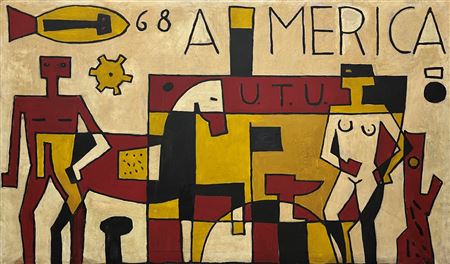 "America, Project for mural"