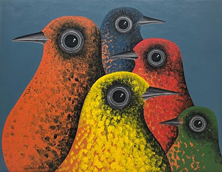 Sample artwork by Ruisdael Suarez (1929 - 2004), known for painting - View similar artists and auction records