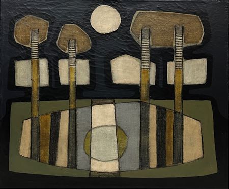 Sample artwork by Amailia Nieto (1910 - 2003), known for painting - View similar artists and auction records