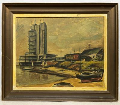 Puerto del Buceo by Hector Da Cunha - Auction record, sale price, and art valuation. Compare with similar artists and explore comparable artworks.