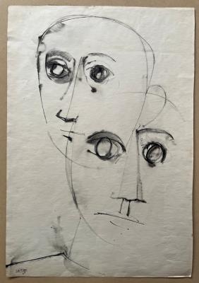 Dos caras by Ernesto Cristiani - Auction record, sale price, and art valuation. Compare with similar artists and explore comparable artworks.