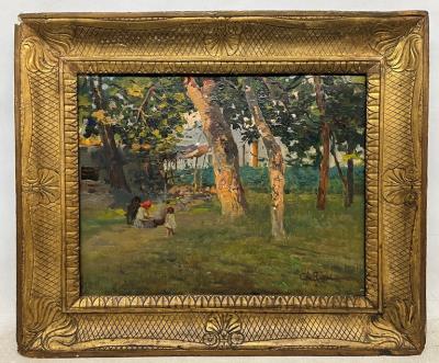 Scene with Peasants