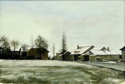 View of the Snowy Village