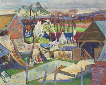 View of Village by Beatrice Appia Appia Dabit - Auction record, sale price, and art valuation. Compare with similar artists and explore comparable artworks.