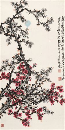 Two-color plum blossom