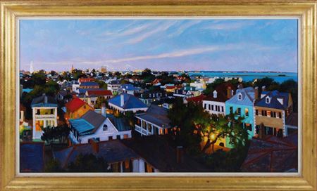 "ROOFTOPS AT TWILIGHT, 2007"