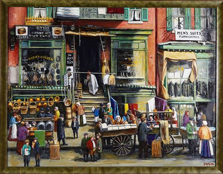 EASTSIDE IN THE EARLY 1900'S by Edmund K Yaghjian - Auction record, sale price, and art valuation. Compare with similar artists and explore comparable artworks.