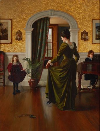 THE DANCING LESSON, 1893