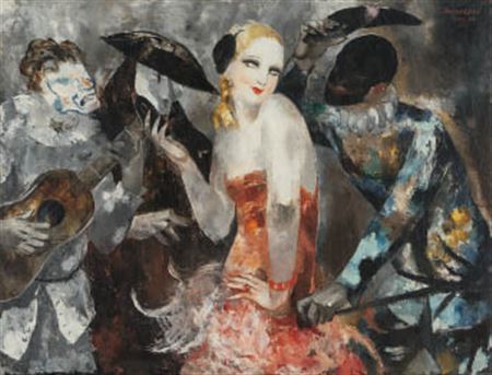 Italian comedy by Misao Kono - Auction record, sale price, and art valuation. Compare with similar artists and explore comparable artworks.