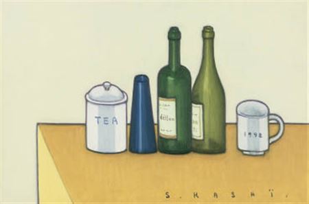 Still life with bottle