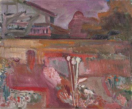 Backyard at twilight by Kenzo Noguchi - Auction record, sale price, and art valuation. Compare with similar artists and explore comparable artworks.