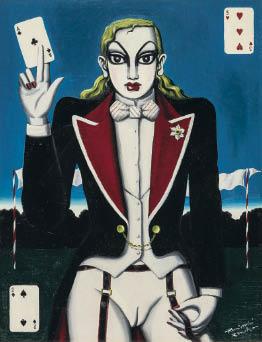 The ace of clubs