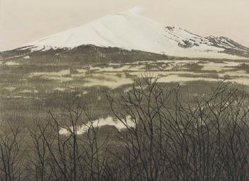 Mt. Asama by Kiyokazu Yonetani - Auction record, sale price, and art valuation. Compare with similar artists and explore comparable artworks.