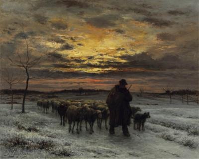 Sample artwork by Jean Ferdinand Chaigneau (1830 - 1903), known for landscape and animal painting - View similar artists and auction records