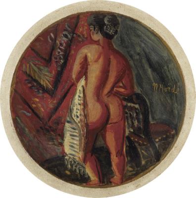 Standing nude (plate)